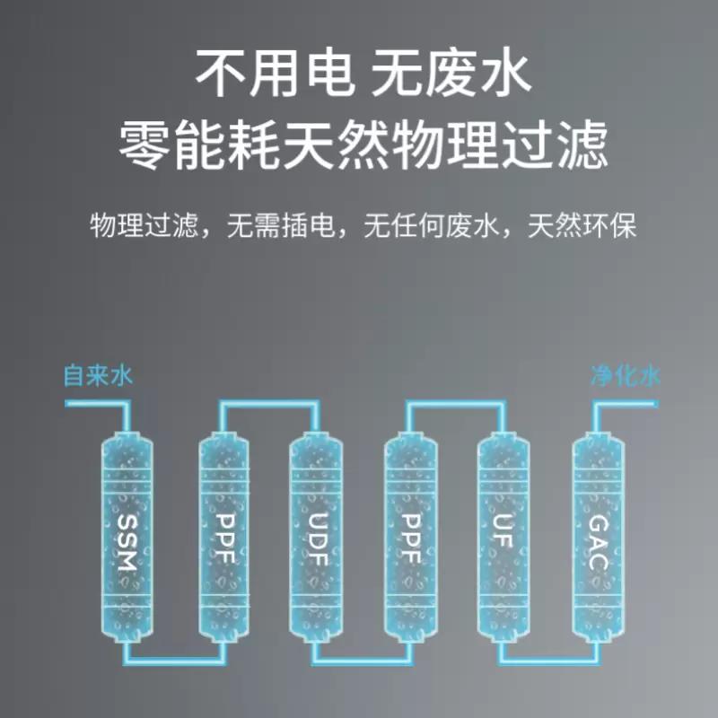德国德克西 Q6-1 净水器直饮 家用厨房自来水前置 超滤过滤器(两年滤芯,免费安装)高清大图