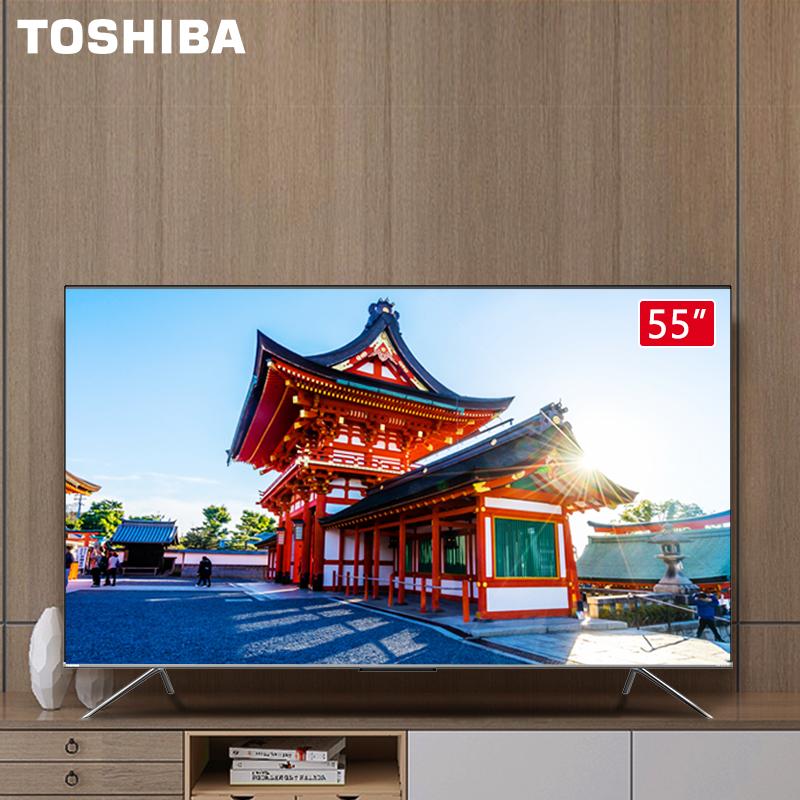 东芝(Toshiba) 55C340F 55英寸4K高清超薄全面屏电视wifi智能网络电视机 火箭炮声场 运动防抖