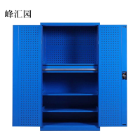 峰汇园工具柜加厚铁皮储物柜工厂车间用带抽屉汽修多功能收纳柜通门内一抽柜蓝色
