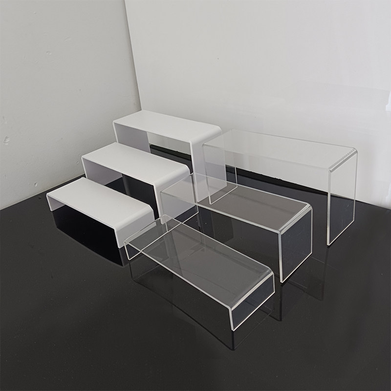 智美环球 甜品台蛋糕展示架摆件 (透明/白色/黑色) 大号 三件套 (颜色需备注)高清大图