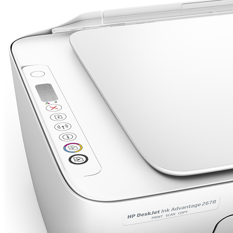 惠普(HP)DeskJet Ink Advantage 2678彩色喷墨一体机多功能打印机一体机(无线打印 扫描 复印)学生打印作业打印高清大图