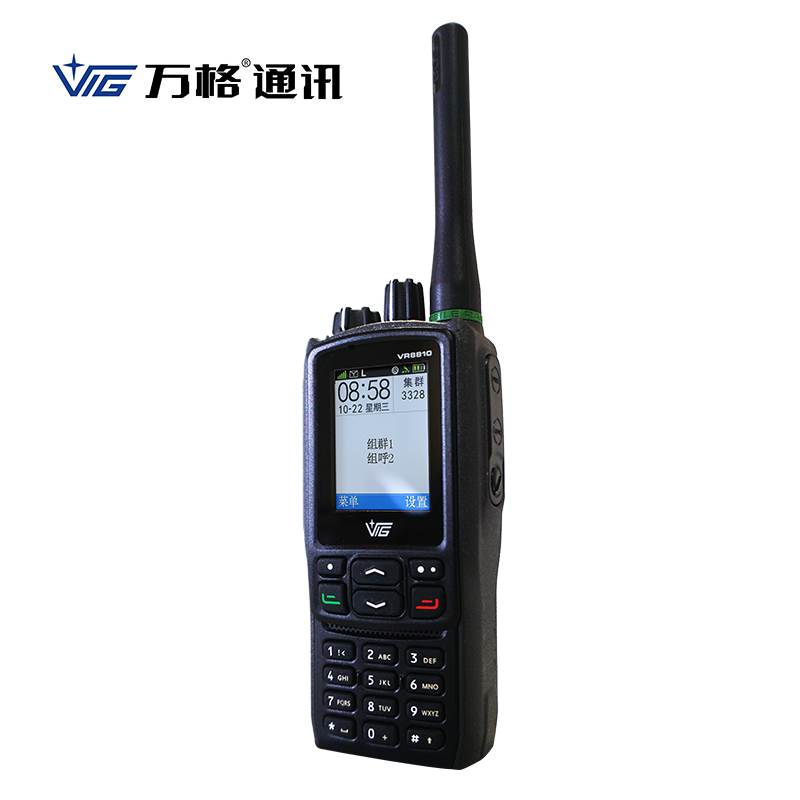 万格数码数字对讲机VR8810 耳机套装 集群 黑色高清大图