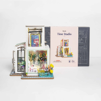 若态若来diy泰迪小屋 手工制作拼装模型珍藏艺术屋玩具创意拼插拼图带手办男生女生生日礼物 TD01时空照相馆