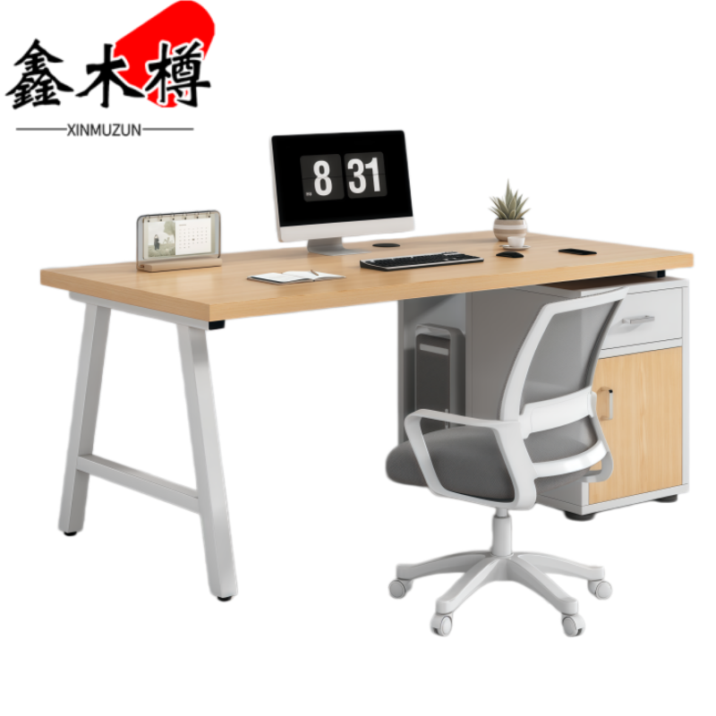 鑫木樽电脑桌椅单人位套高清大图