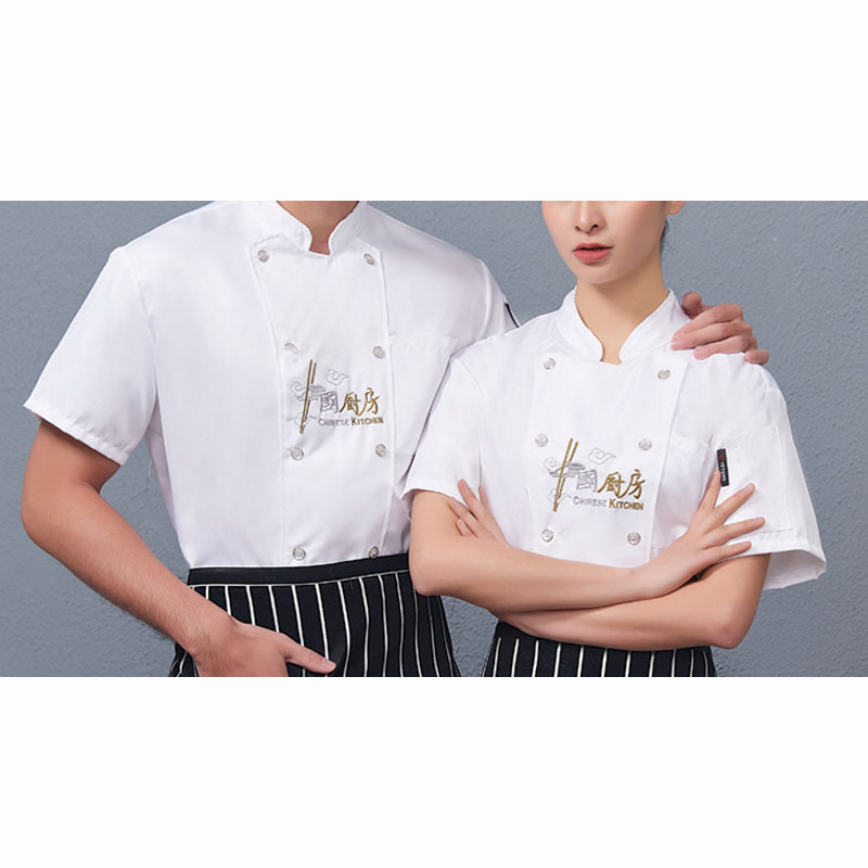 TK 纯白厨师工作服 DT