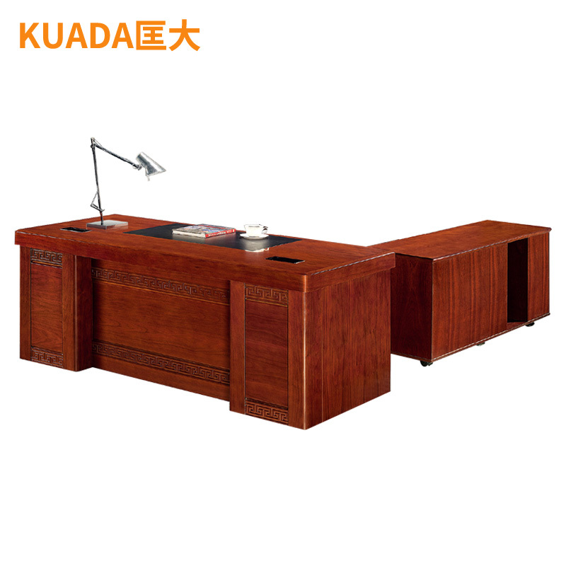 匡大 油漆办公桌1.96米大班台KD-DR19601