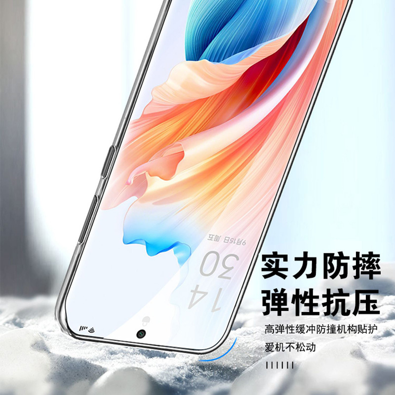 BOEEK 适用于OPPO A2 Pro/A2X手机壳a2pro透明软壳防摔减震轻薄防滑简约男女全包镜头保护套