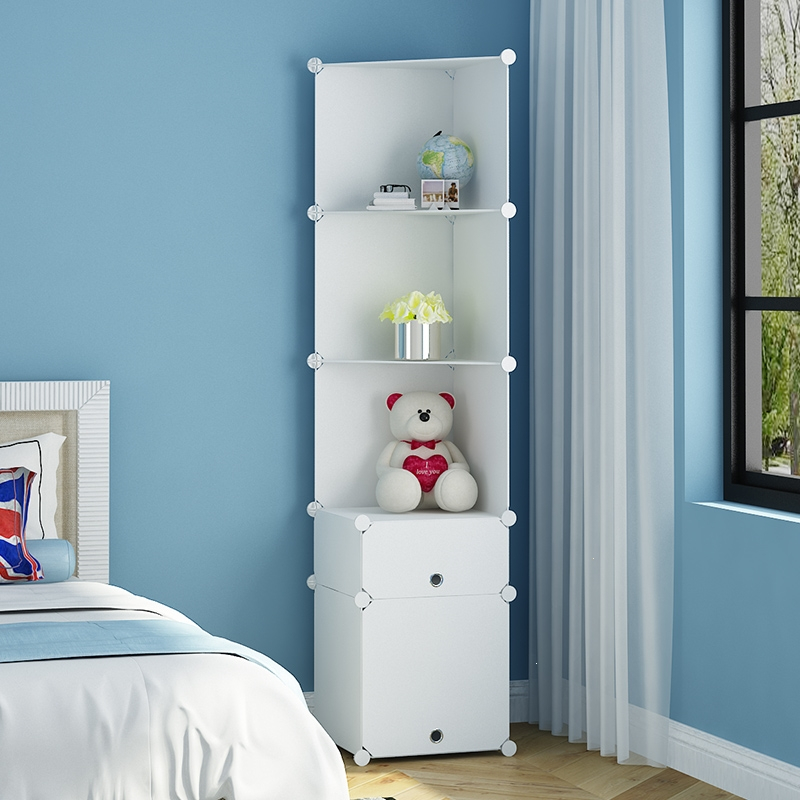 角柜墙角柜置物架现代简约多功能三角柜子拐角柜卧室迪玛森床头柜转角