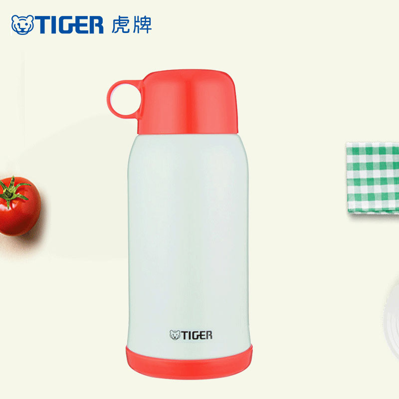 虎牌(tiger)儿童真空保温杯儿童卡通保温杯卡通熊猫款保温保冷杯杯盖杯经典款 MBJ-C06C-CP 600ML高清大图