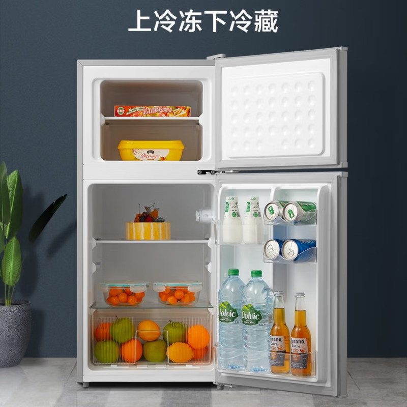 美的冰箱(Midea)112升 两门小冰箱 节能环保 低温补偿 小巧安静 租房办公BCD-112CM高清大图