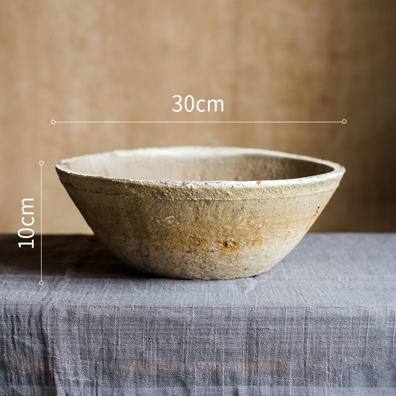 家柏饰(CORATED)自然生长青苔红陶花盆经典素朴日式风格种植器皿杂货花园 F 大高清大图