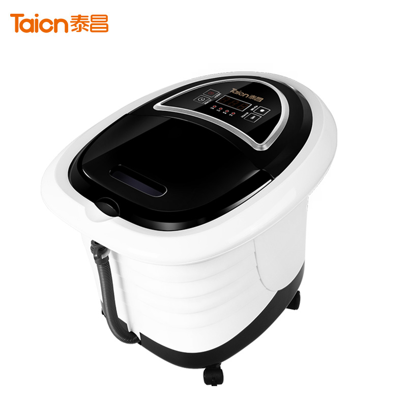 金泰昌(TAICHANG)足浴器TC-9052足浴盆 温度设定 数码面板电动滚轮按摩黑色款泡脚桶