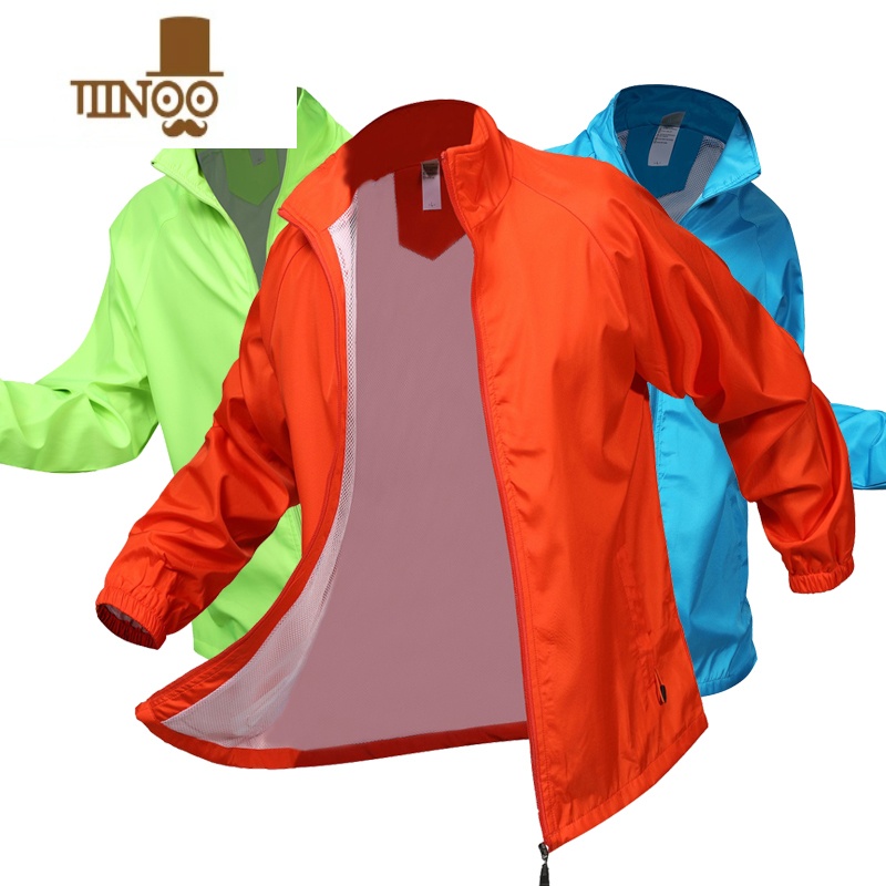 YANXU广告风衣定制休闲工装长袖定做防风服订制工作运动服外套印字logo高清大图