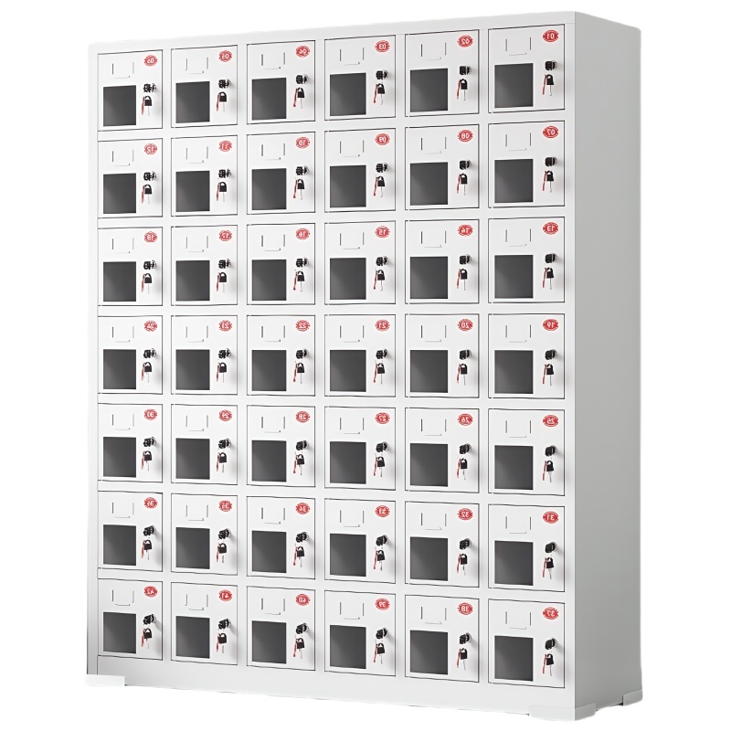 攸形工具充电柜42门1375*400*1650mm台高清大图