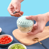 拜杰蒜泥器多功能捣蒜器绞肉机家用碎菜器压蒜器手拉蒜蓉器切蒜器