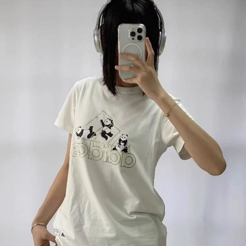 ADIDAS阿迪达斯短袖T恤运动休闲针织 圆领女装KA3439 D