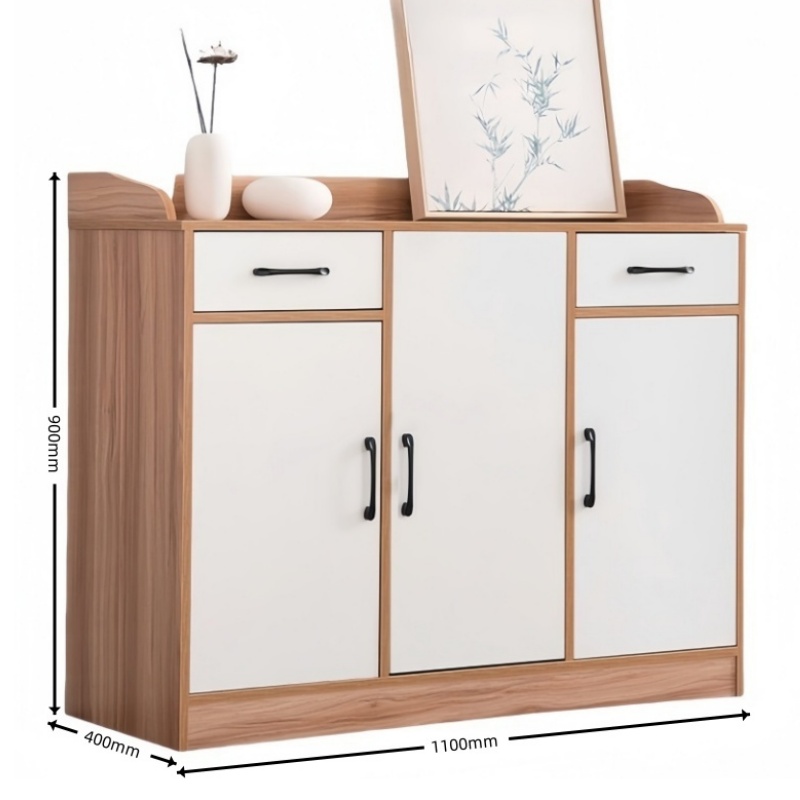 攸形茶水柜三门1100*400*900mm台高清大图