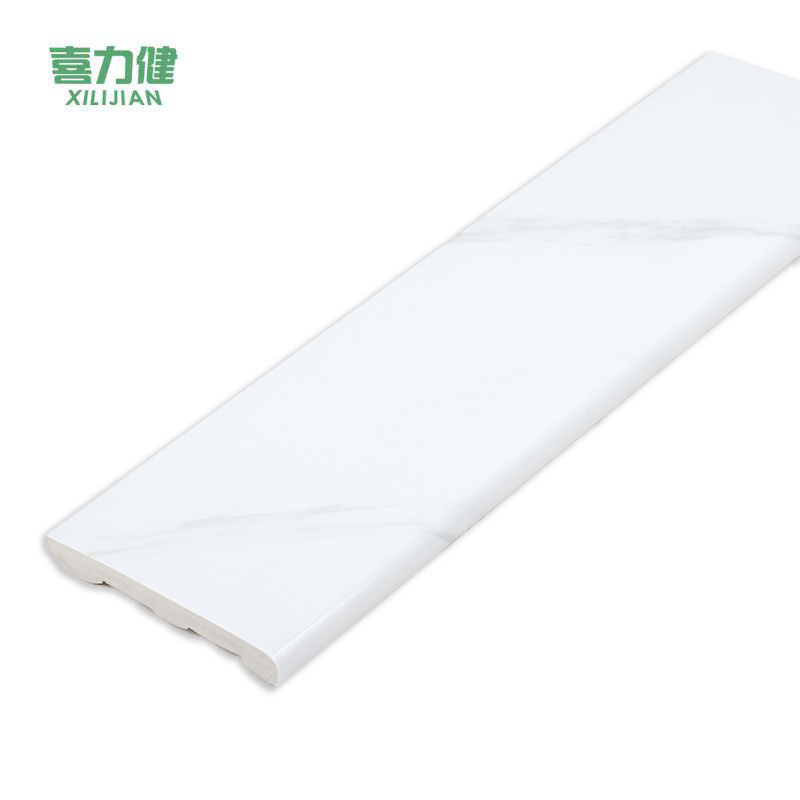 喜力健 PVC实心踢脚线 长3M*高6CM*厚10MM-新爵士白 根
