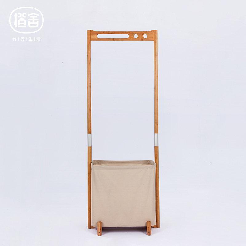 森美人原创组合衣帽架卧室转角落地竹衣架多功能欧式收纳置物架高清大图