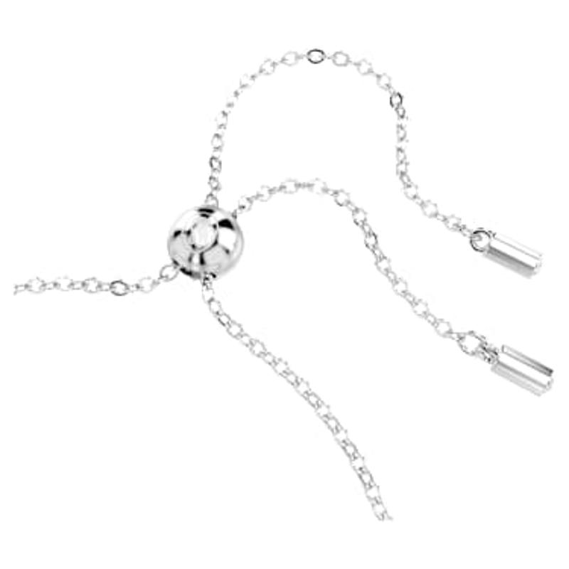 Swarovski 女款经典手链水晶镶嵌蓝色方形宝石优雅时尚饰品高清大图