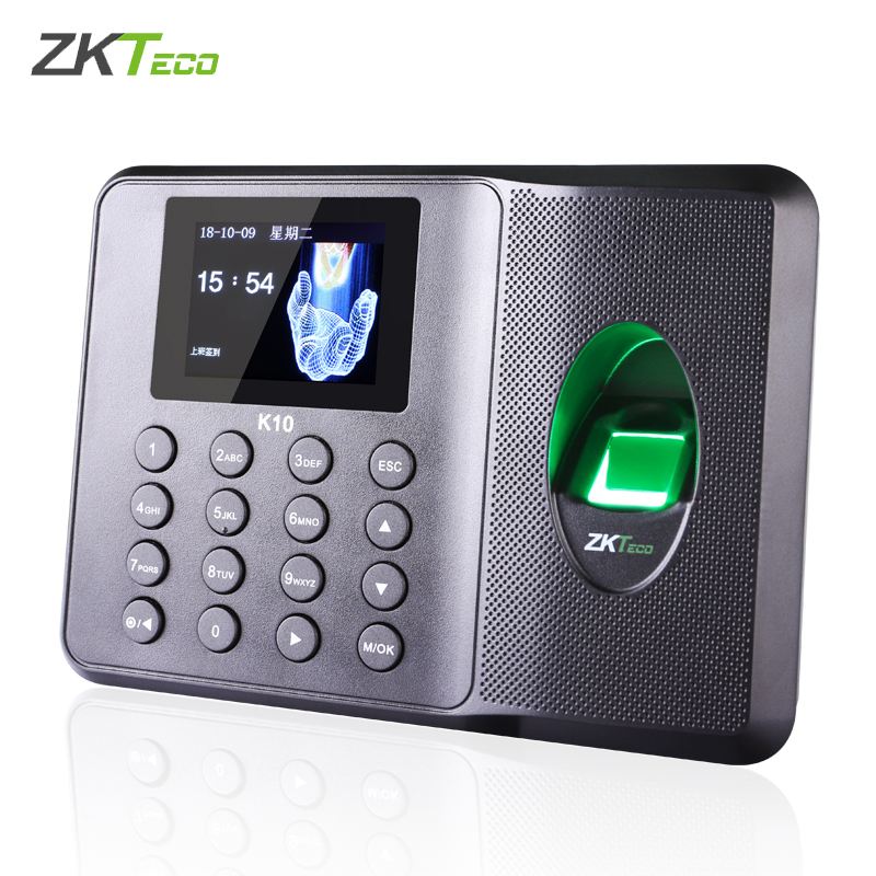 ZKTeco/熵基科技K10中控智慧K10考勤机指纹打卡机指纹识别上下班打卡指纹