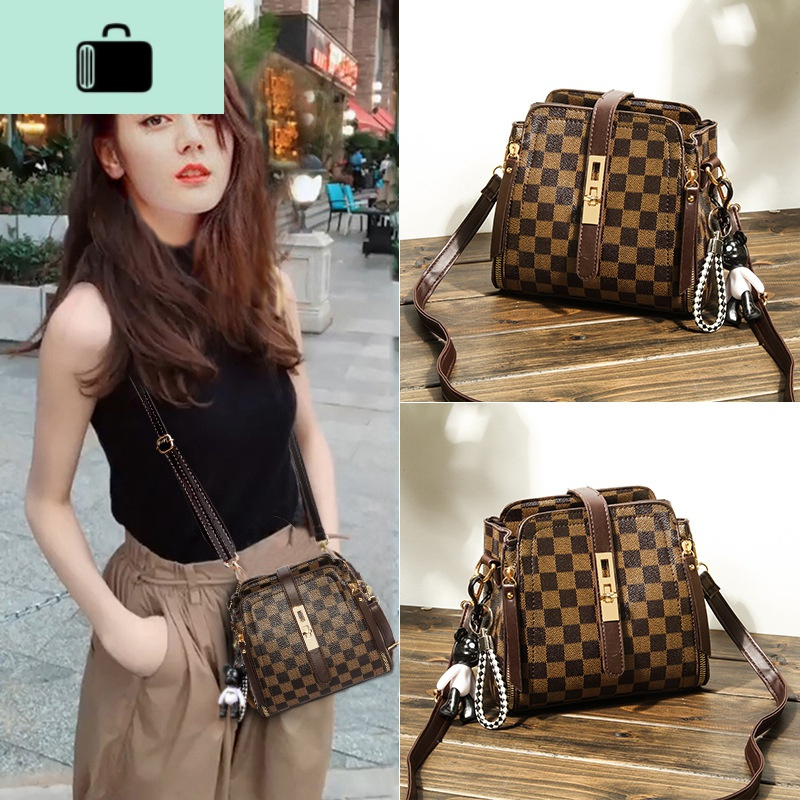 潮流包包女包2020年新款韩版简约小包单肩斜挎水桶包百搭手提newlake