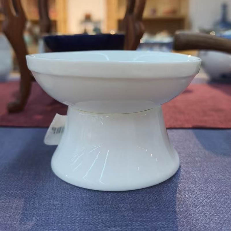 白瓷茶漏带托底 10个装/组