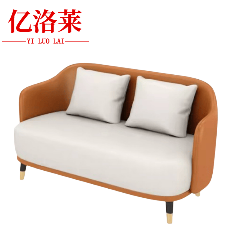 亿洛莱 双人位沙发 130*62*75cm 张高清大图