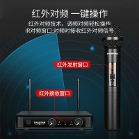 得胜 X3HH UHF调频一拖二无线麦克风 双手持式话筒 户外演出教学舞台会议K歌适用 连接功放一体式音响弹唱音箱