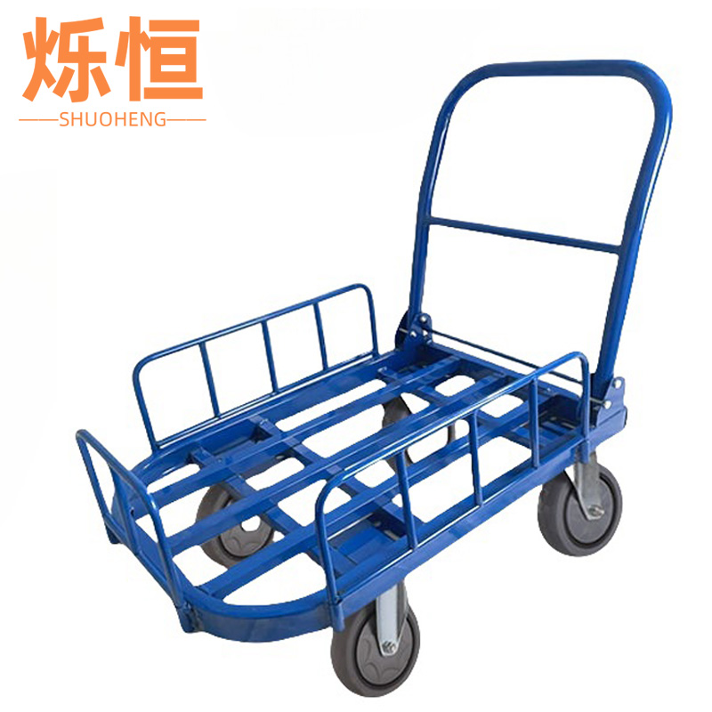 烁恒 手推车75*50配6寸灰胶轮800斤个