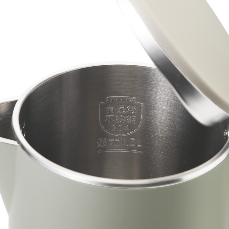 膳魔師(THERMOS)电热水壶自动断电开水壶1800W大功率烧水壶1.5L奶绿色 EHA-1320A / 台高清大图