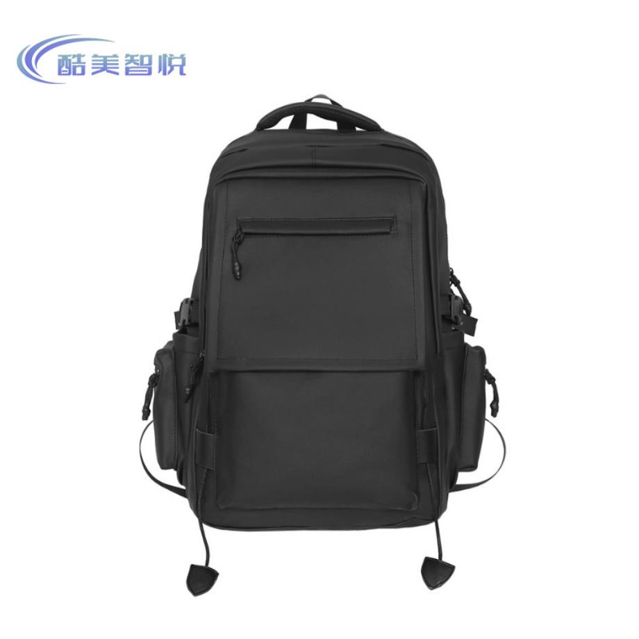 酷美智悦 黑色休闲背包双肩31*12*48cm KM-FZ128 个高清大图