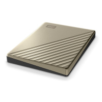 西部数据（WD）MyPassport Ultra 2TB2.5英寸西数USB3.0TYPE-C 移动硬盘金色智能加密备份