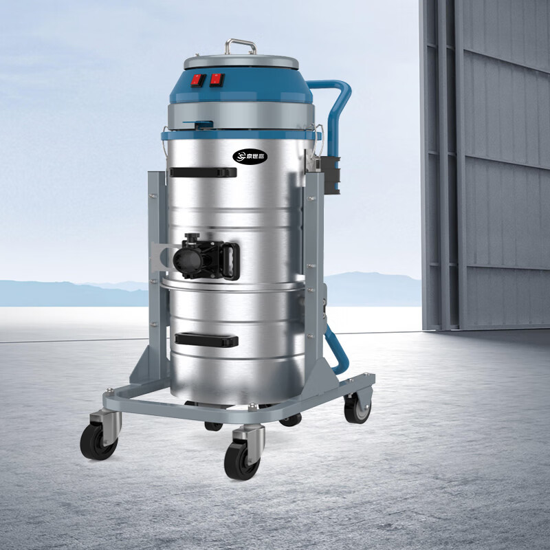京世嘉 工业吸尘器 60L 220V 2400W JS60/24G 蓝色 BDZSSC高清大图