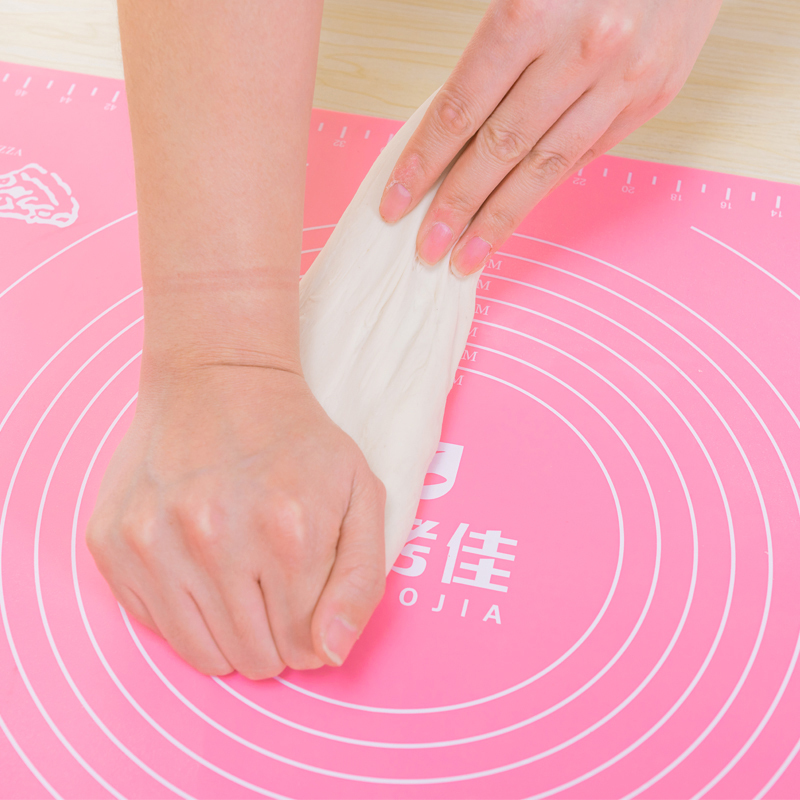 尚烤佳硅胶案板揉面垫不沾擀面垫加厚带刻度面板垫面案板烘焙工具送切面刀刮板HB-006