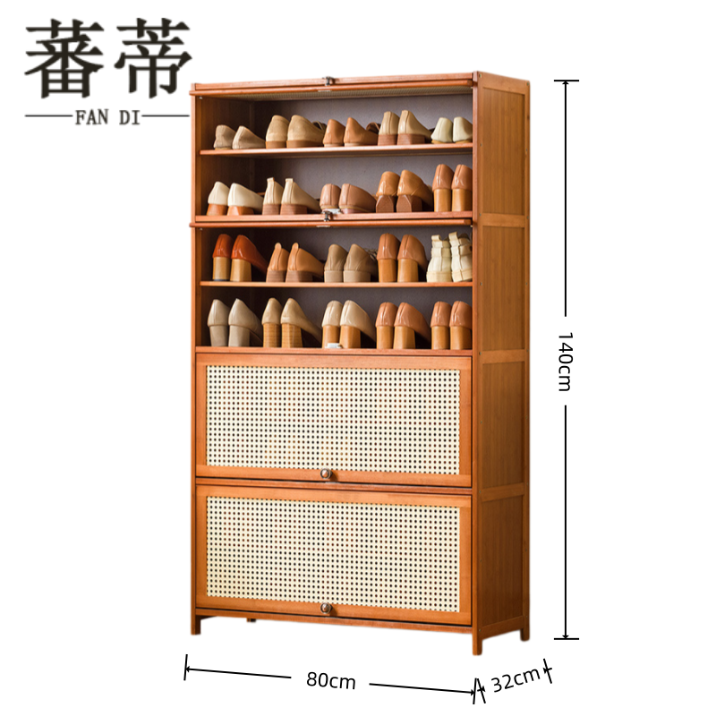蕃蒂 鞋柜 80*32*140cm 台高清大图