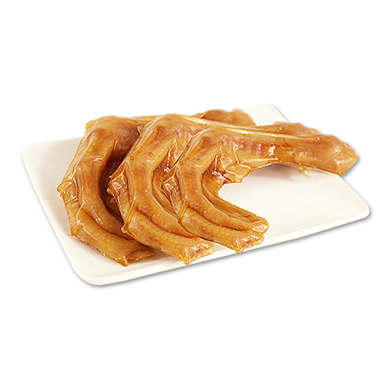 亿家馨 泡鸭掌25g*16包原味鸭脚掌鸭爪卤味小吃即食掌上宝零食批发 原味泡鸭掌25g*16包