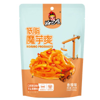 好巴食 休闲零食 低脂魔芋香辣口味870g 素毛肚魔芋丝辣条素食独立小包装