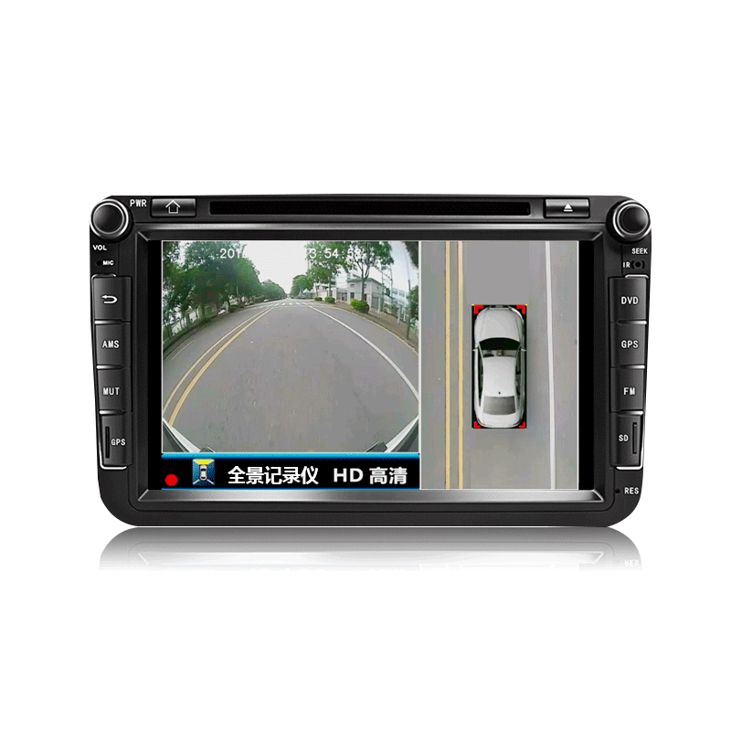 360度全景倒车影像系统行车记录仪汽车无死角无盲区高清摄像头x2360