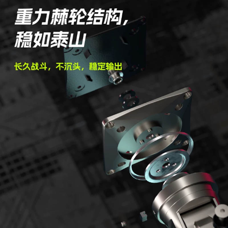 NB D9C超大屏双臂显示器支架机械臂电脑支架上下双屏27-49寸支架不带灯高清大图