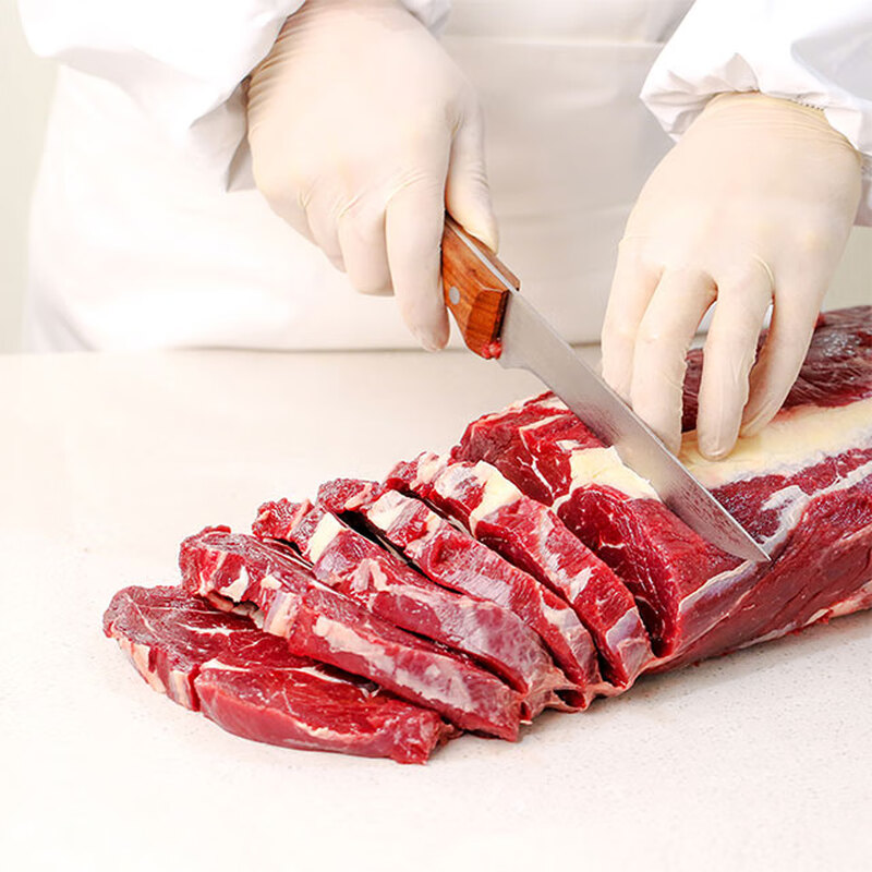 卿家码头冰鲜牛肉圈养熟制品1克袋装冷冻炒菜国产高清大图