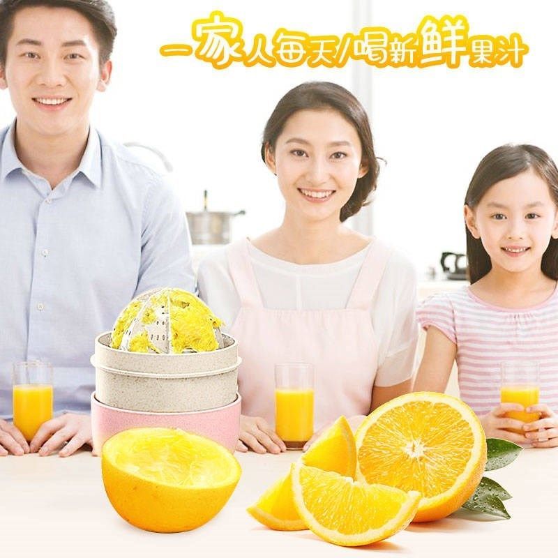 新款手动榨汁机家用便捷式压汁器迷你学生网红小型榨汁杯榨果汁机|小猪【绿色】+棒冰模具方形