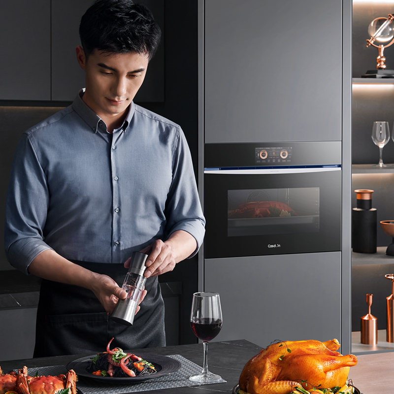 全新二代凯度zdpro二代嵌入式电蒸箱烤箱家用蒸烤炸一体机大容量