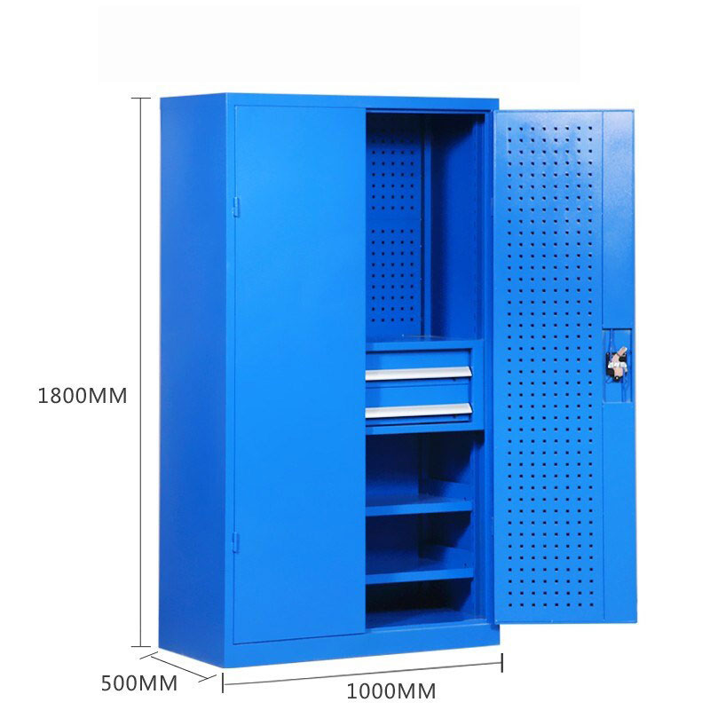 鑫睿辉 蓝色工具柜 带网内二斗1000*500*1800mm 台高清大图