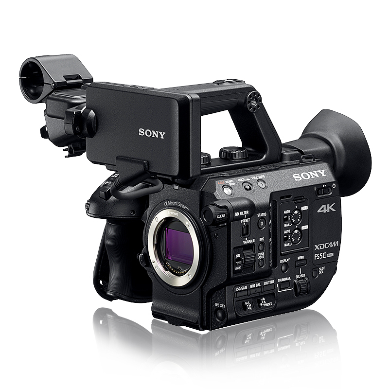 索尼（SONY）PXW-FS5M2K专业数码摄像机4K便携摄录一体机约884万像素3.5英寸显示屏(含18-105镜头)