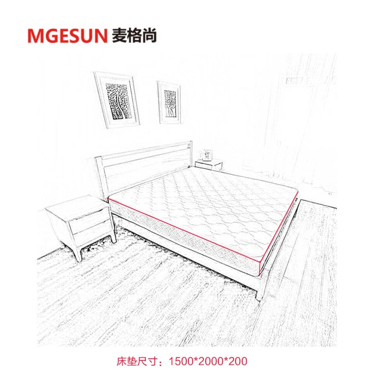 麦格尚 床垫保护垫交织棉床褥垫床上用品舒适垫褥子保洁垫被 床垫