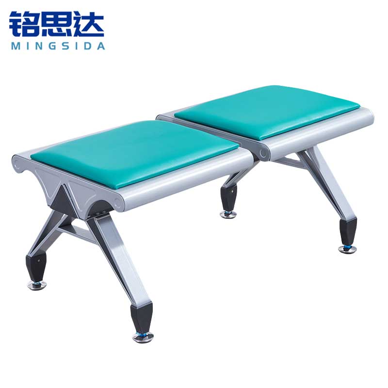 铭思达排椅双人位绿皮垫张高清大图