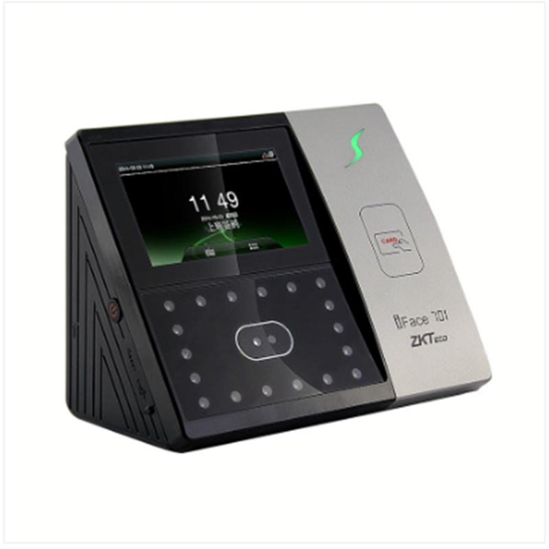 ZKTeco/中控智慧iFace701人脸识别考勤机打卡机 ID卡刷卡门禁一体 企业微信云服务考勤机