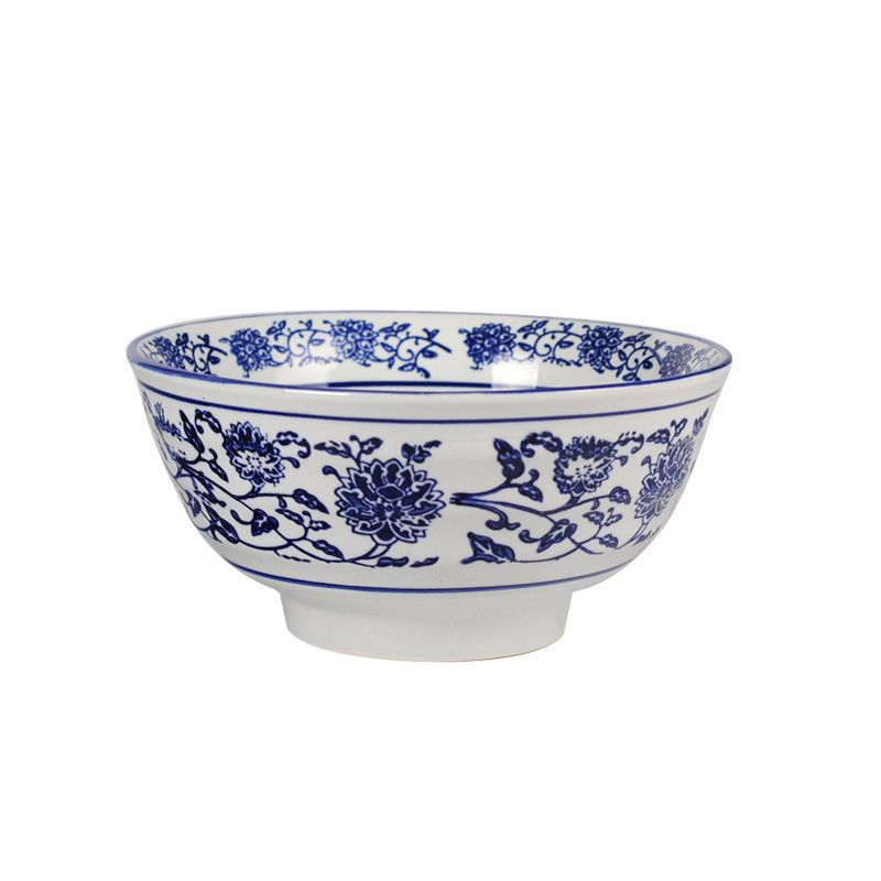 青花陶瓷兰州拉面碗大号汤碗牛肉面碗烩面碗家用面碗面馆商用面碗 6