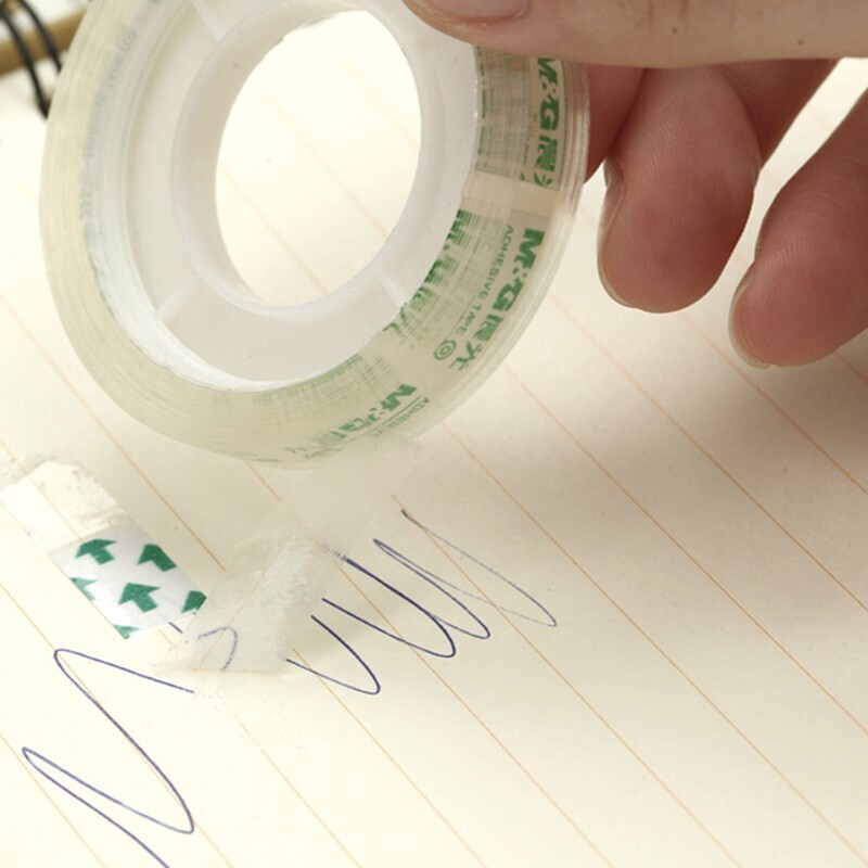 晨光(M&G) AJD97371文具胶带8mm*40y 普透小胶带 超透明胶布12卷/筒 5筒装高清大图